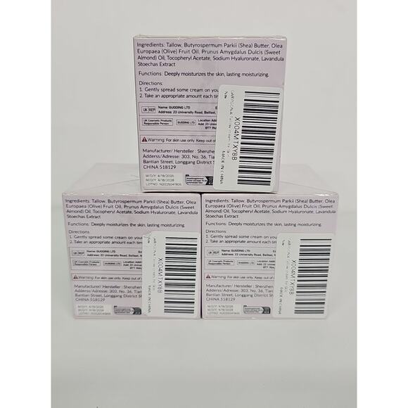 Lot of 3 KAISASA Whipped Tallow Cream face & body 4.23oz Exp 4/18/2028 Lavender - Picture 2 of 4